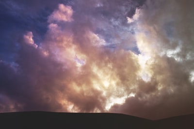 Cumulus clouds
